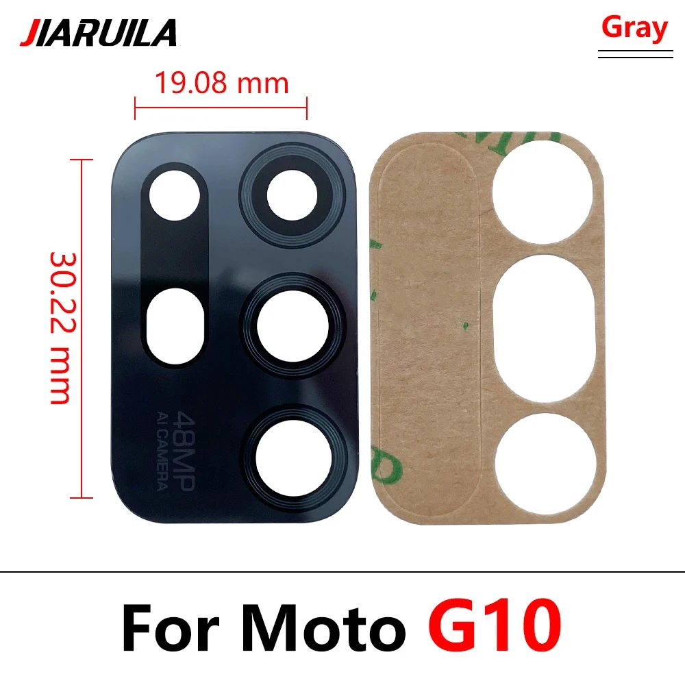 NEW Camera Glass Lens For Motorola Moto G G9 Play Plus Power G10 G20 G30 G Stylus Rear Back Camera glass Lens With Adhesive