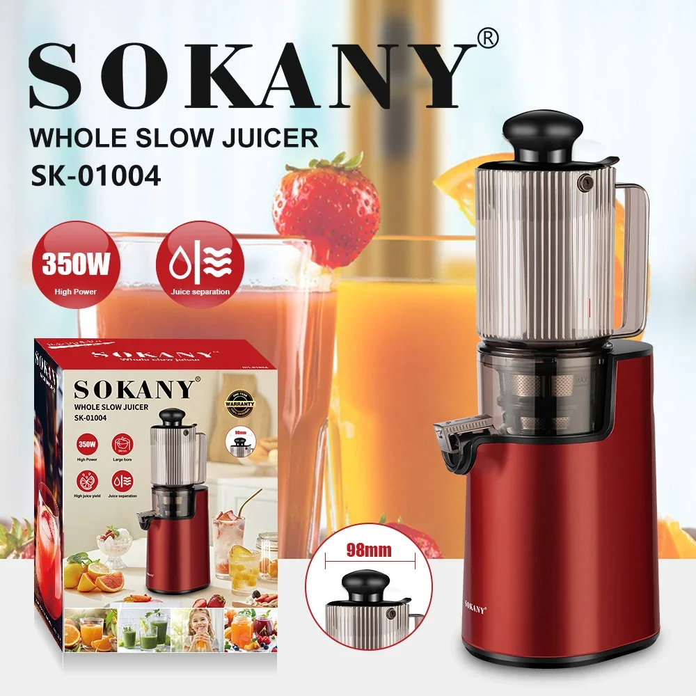 Houselin 350W Professional Slow Masticating Juicer Machine