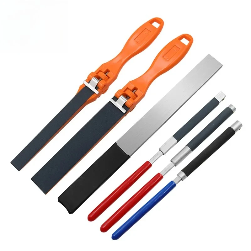 Convenient Manual Handle Sandpaper Rods Polish Grinding Tool Plastic Sand Paper Clip Roll Bar Sandpaper Holder Ergonomic