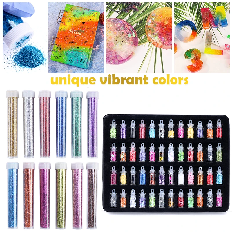 

Sequins Resin Accessories Polymer Clay Flakes Filler Epoxy Resin Glitter Powder Nail Filling Material For Jewelry Making DIY
