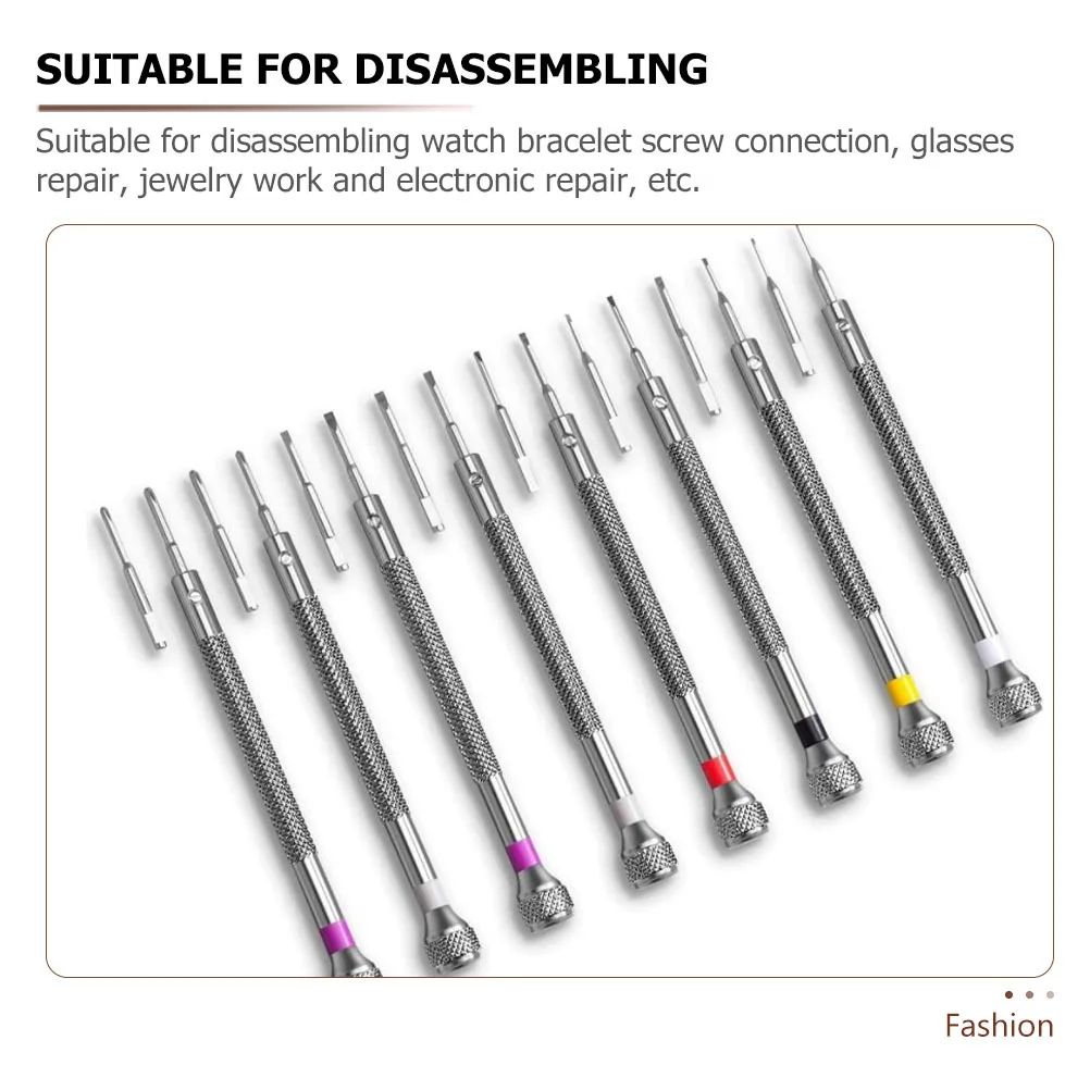 

8Sets Steel Screwdriver Repair Portable Non Slip Handle Electronic Repair Tools Multi Functional Slotted Machine Toolkit