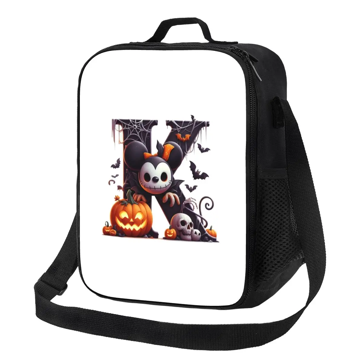 

Custom Mickey Mouse Anime Cartoon Insulated Lunch Bags for Outdoor Picnic Leakproof Thermal Cooler Bento Box Women Children
