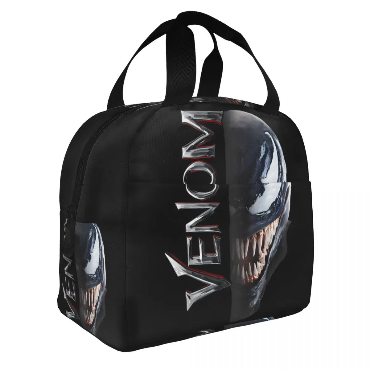 Aluminum Foil Insulation Marvel Venom The Last Dance Travel Storage Bags Accessories Split Down The Middle Grin Work Storage Bag