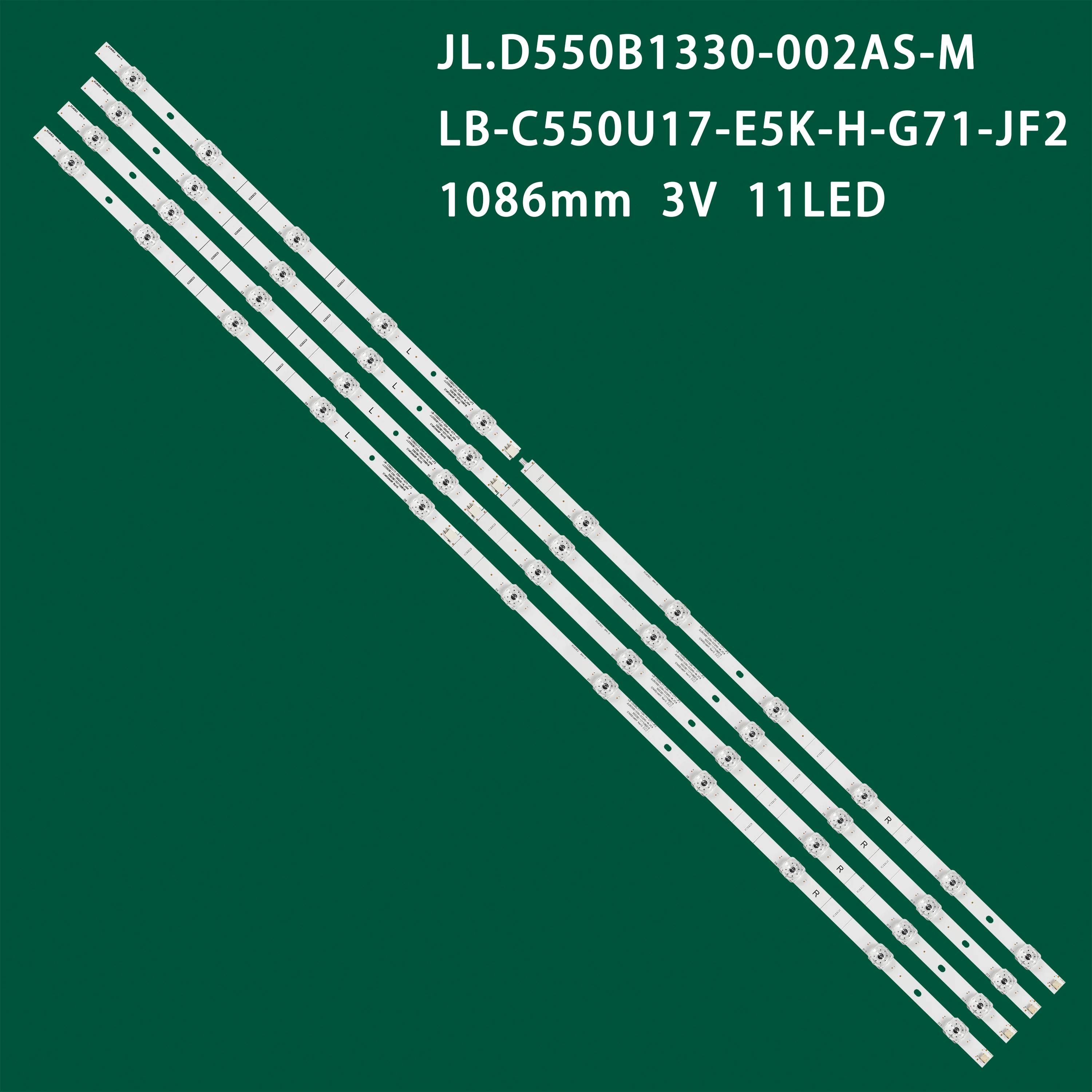 Tiras de retroiluminação LED para GU, PT550UD, PTC550U17, LB-C550U17