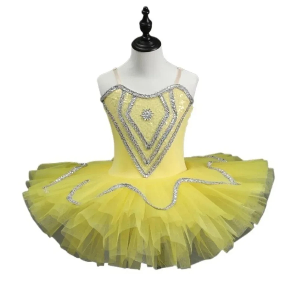 Stage Performance Dance Costume Leotards for Girls Dresses Dance Wear Children Clothing Kids Clothes Ballet Tutu Ballet Dress