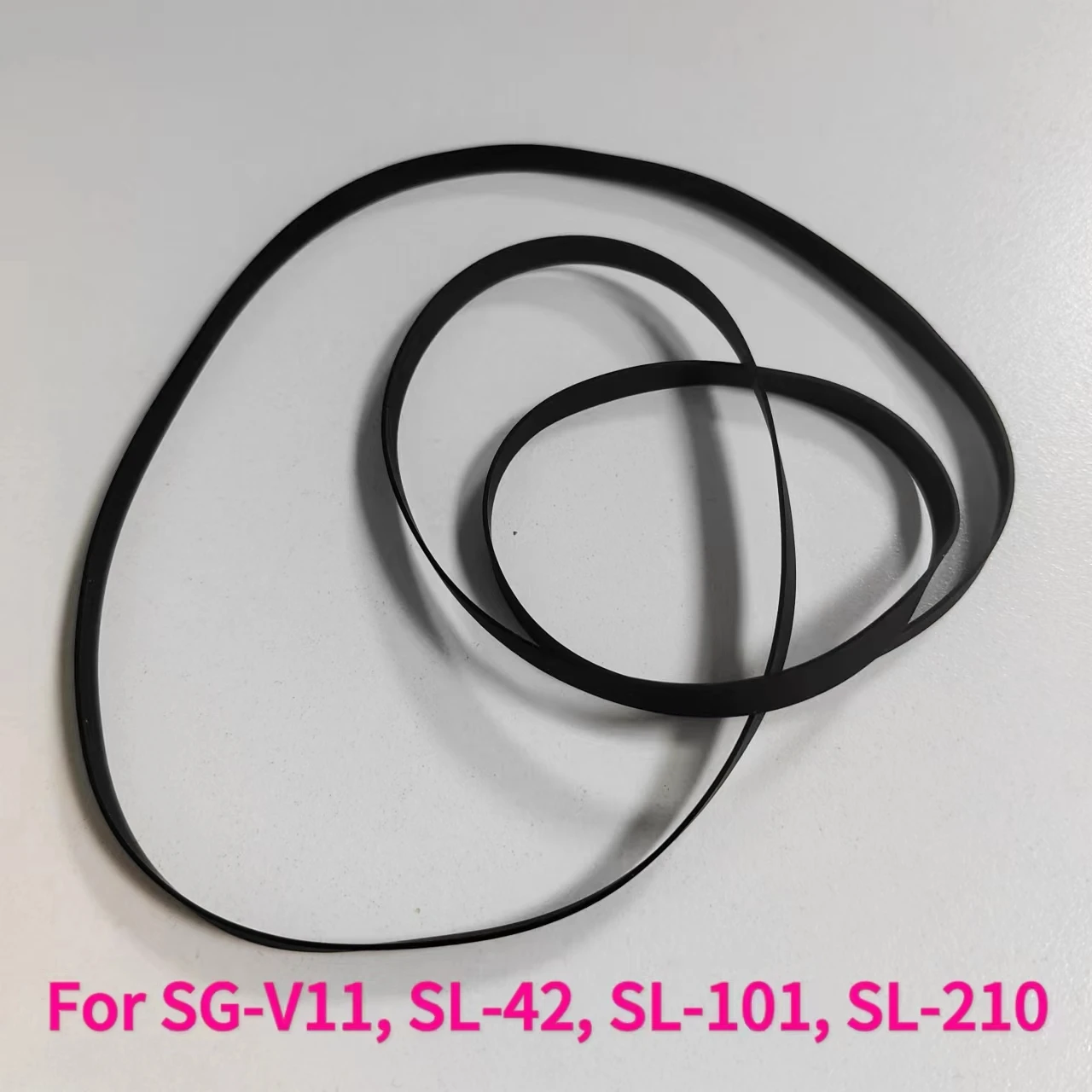 For Panasonic SG-V11, SL-42, SL-101, SL-210 Turntable Drive Belt Record Player Black Belt Repair