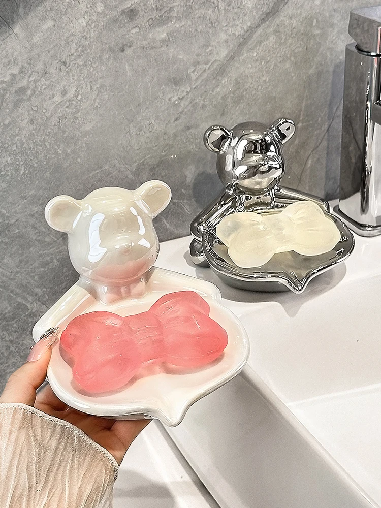 

Batoom Cerc Soap Di Large Size Storage Ra High End Home Use Drainage Soap Box Creative Sle Element