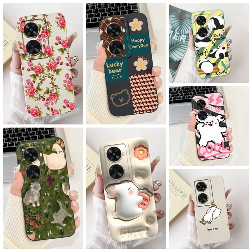 Fashion For Huawei nova 11 SE BON-AL00 Case Cartoon Animal Print Soft Silicon Cover For Huawei Nova 11SE 12 SE 6.67