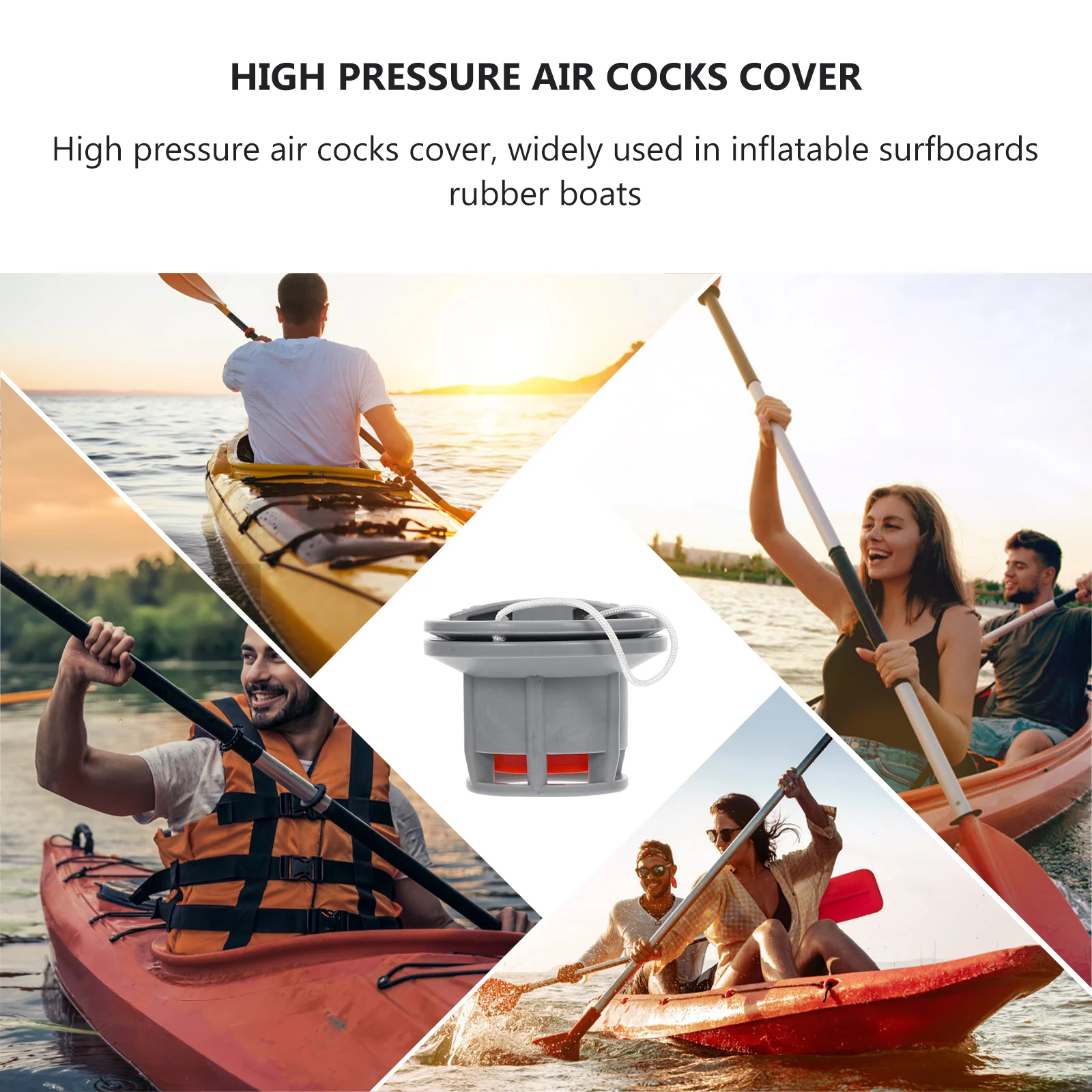 

1pc 8 Hole Inflatable Boat Valves High Pressure Air Pump Adapter For Kayak Rafting Pvc Connector Durable Hose Adapters Boat