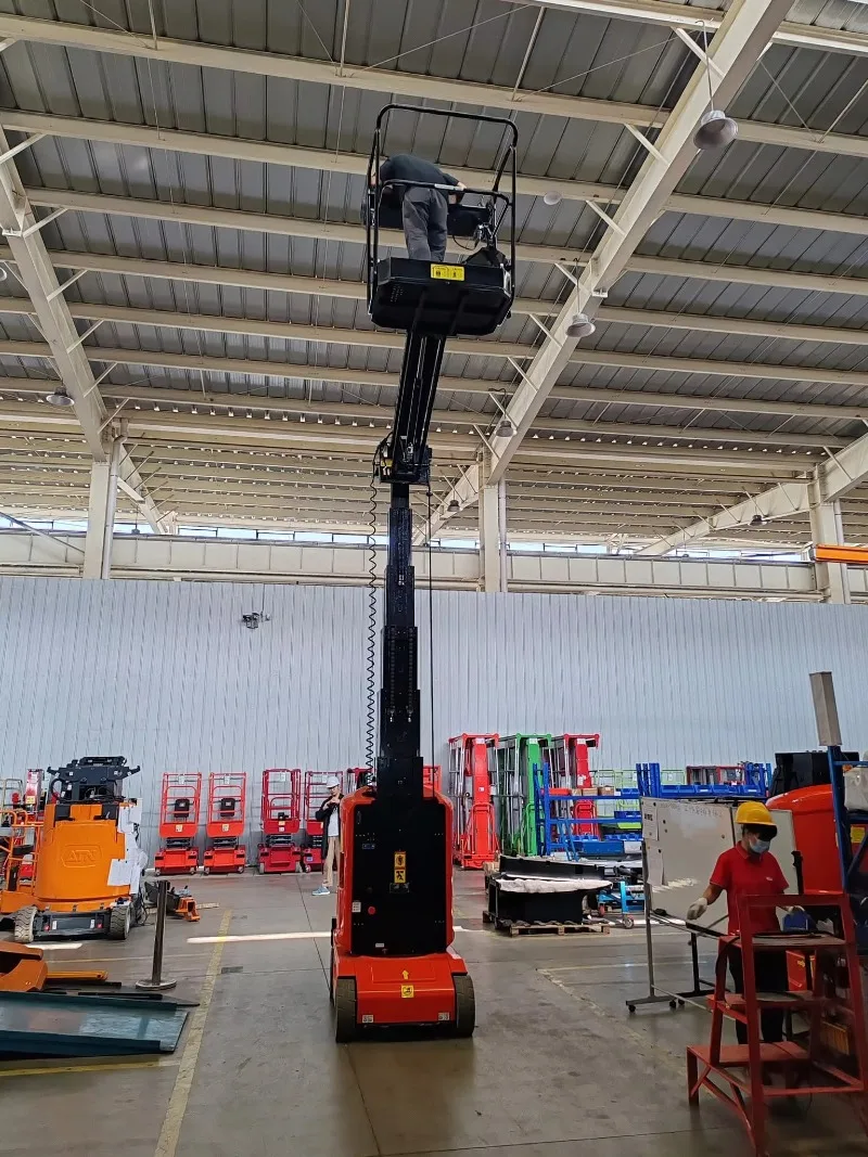 Single Mast Telescopic Self-Propelled Mobile Scissor Lift Table Platform Competitive Prices Work Elevator Scaffolding