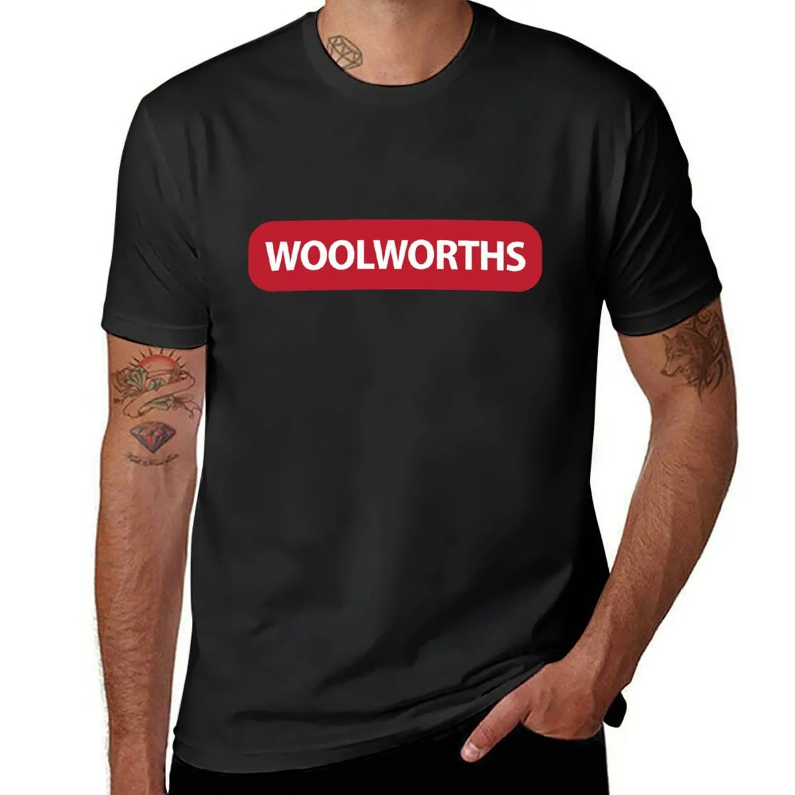 Woolworths Shirt T-Shirt plus sizes tees men workout shirt