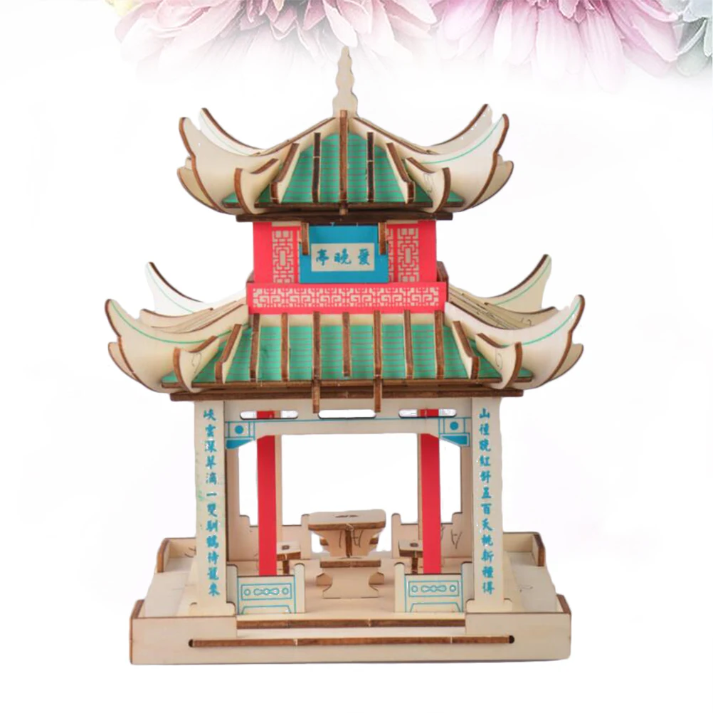 Puzzle 3D en bois pour enfants, jouets éducatifs, bricolage, décor de chambre d'enfants, raisonnement spatial, créativité, motricité, cadeau d'anniversaire