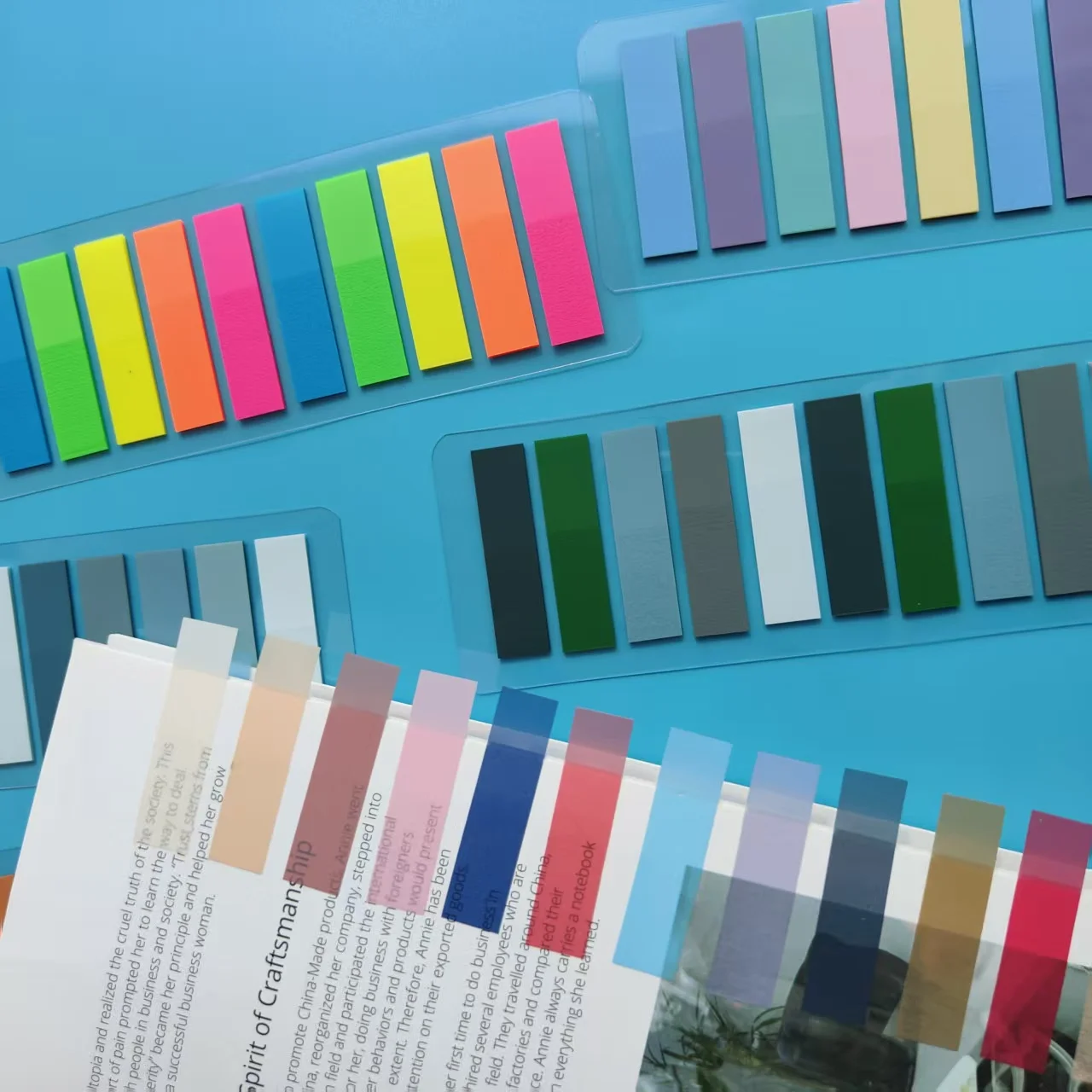 8 عبوات من Morandi مؤشر اللون الصلب مذكرة الوسادة ملاحظات لاصقة صفحة علامات العلم علامات التبويب مجموعة ملصقات لمستلزمات مكتبية مكتبية #6