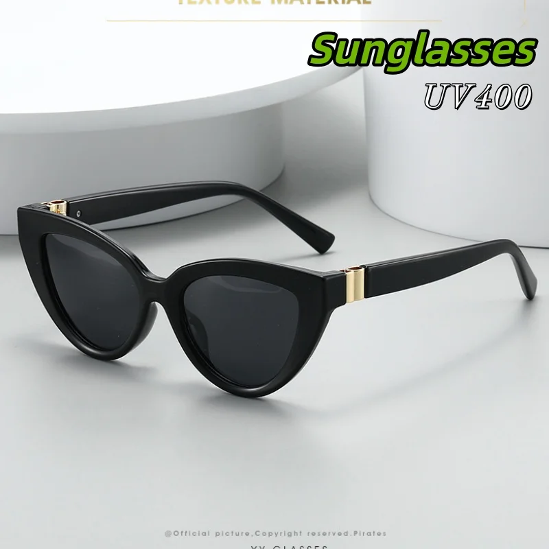 

Classic Retro Large-framed Cat-eye Luxury Sunglasses Designers INS Style Lady and Gentleman Street Photography Fashion Wear Take