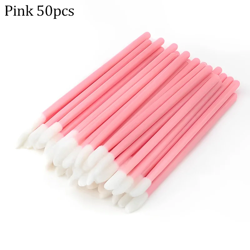 50 stücke Wimpern Pinsel Wiederverwendbare Mascara Wands Applikator Spooler für Falsche Wimpern Verlängerung Frauen Wimpern Kosmetische Liefert