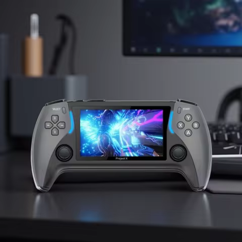 Coopreme New Project X 4.3 Inch High-Defintion Ips Screenhandheld Game Console Supports Ps1 Arcade Hd Output For Dual Joystick