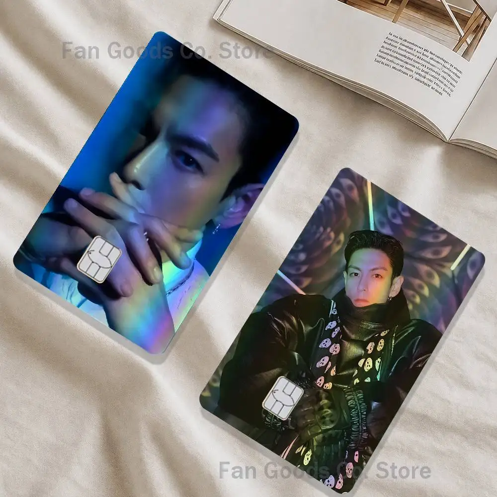 T.O.P C-Choi S-Seung Hyun Laser-like texture Card Stickers Credit Visa Debit Bank Charge Card Bus Metro Sticker Decal Decoration