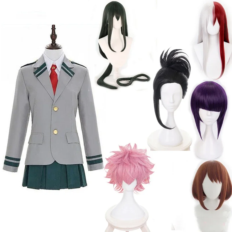 Boku no Hero Academia OCHACO URARAKA Asui Tsuyu  Cosplay Costume My Hero Academia School Uniform love live cosplay