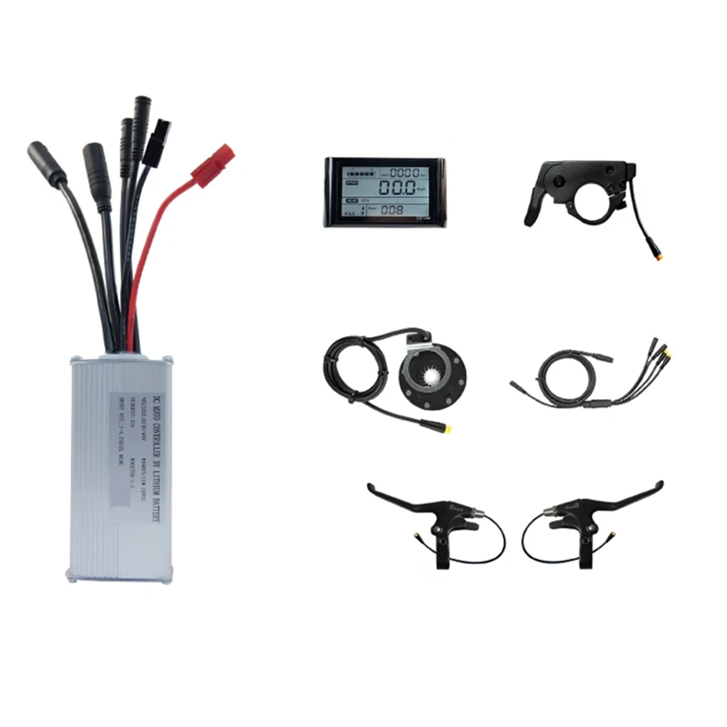 

Electric Bicycle Electric Scooter Kit Electric Bicycle Controller SW900 Display Sine Wave Controller 36/48V 22A 500W