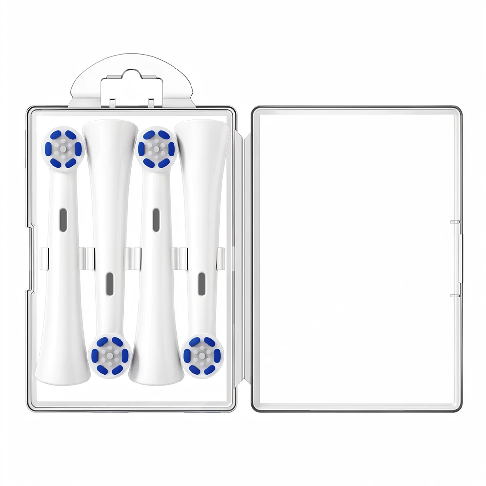 Toothbrush Head Storage Box Replacement Brush Heads Travel Case Compatible with Oral B, iO and Philips Electric Toothbrush Head