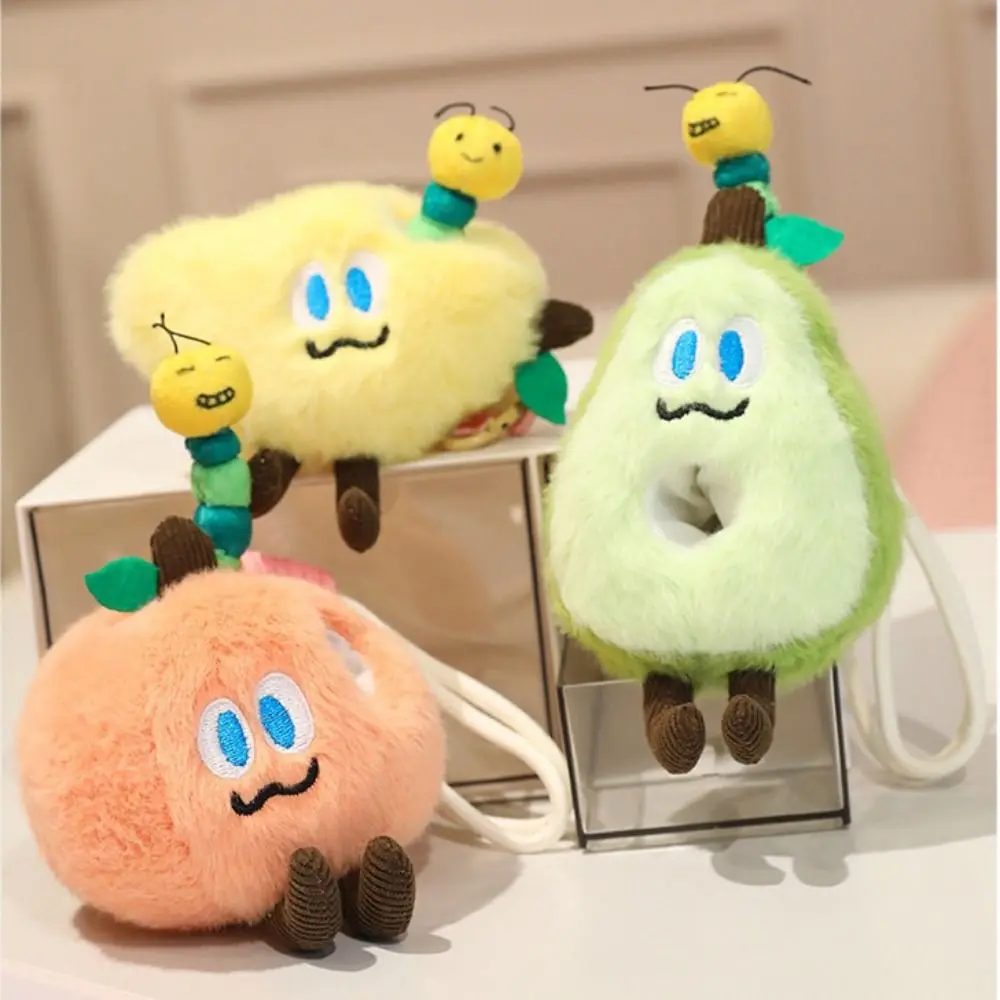 

Мягкая плюшевая игрушка-фрукт: романтическая кукла-авокадо для хранения украшений, милый мягкий плюшевый кулон-манго для признания и предложения руки и сердца