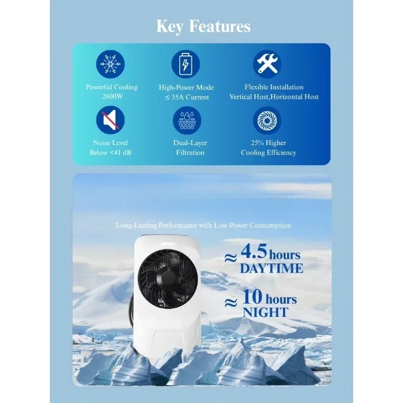 

Car Parking Ac System Parking Air Conditioner 12V 24V Rv Split Air Conditioner 12V