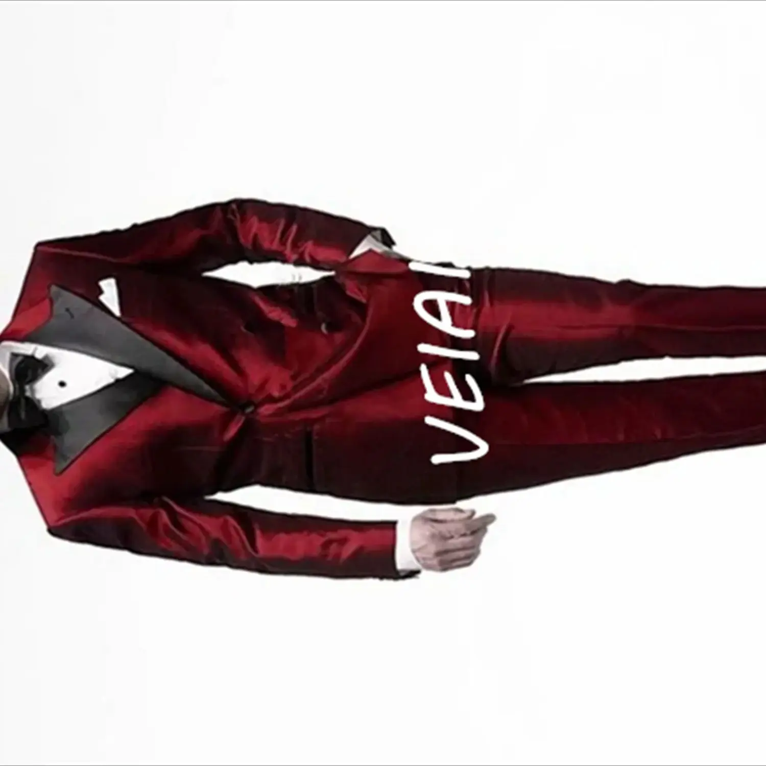 

CustomizedNew Dark Red Men Suits Groom Best Man Suit Stage Wear Blazer (Jacket+Pants) Groomsmen Wedding Party Dinner Male Suit