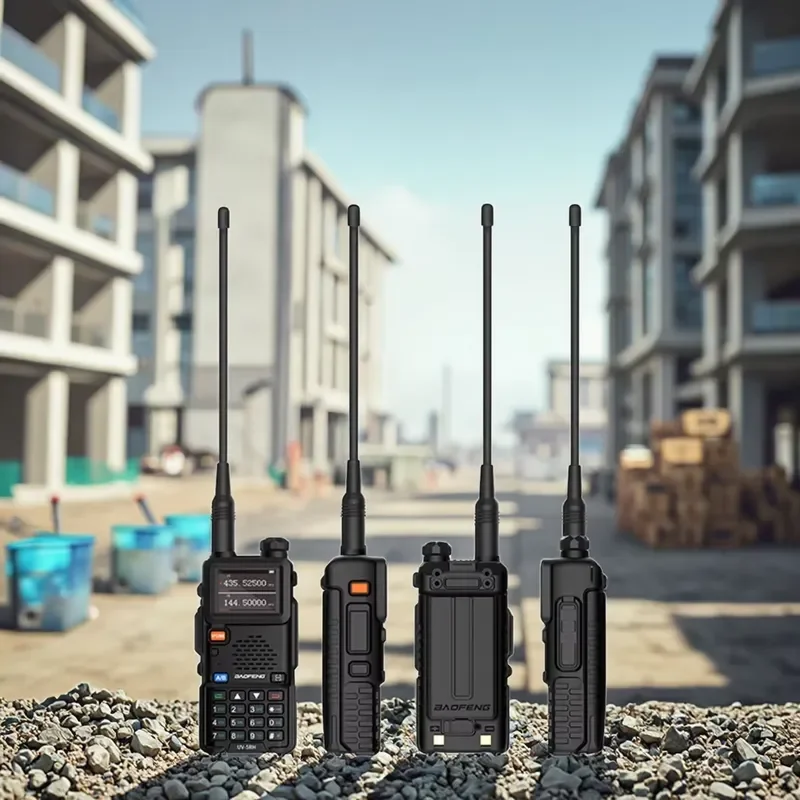 BOLRZO Dual band radio Baofeng UV-5RH 999CH 10w two-way walkie-talkie C new model