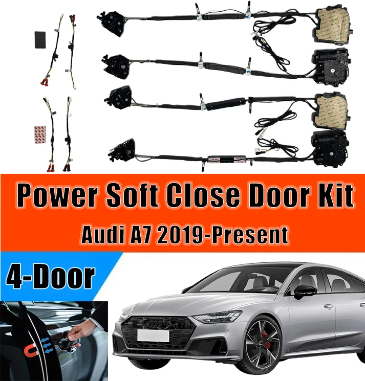 Xcar for Audi A7 2019-Present Car OEM Automatic Soft Close Door Electric Suction Kit Auto Power Closing