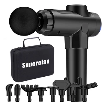 Gun Massage Gun Attachment Vibrator Massager Electric Muscle Massage Gun Fascia Masajeador Calf Massager for Neck and Back