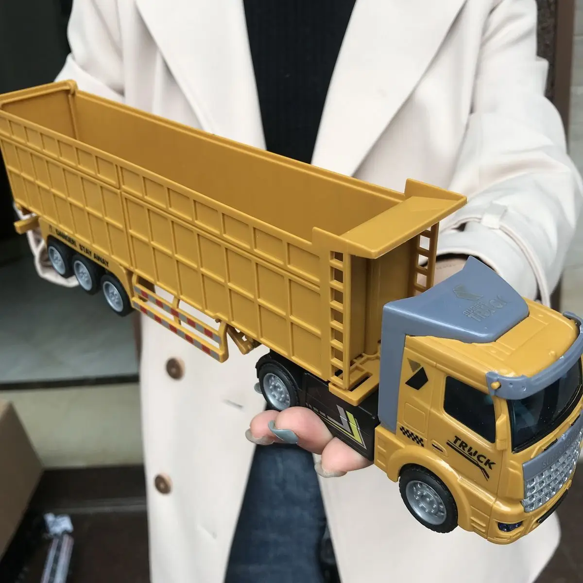 Toy Car Dump Truck Engineering Vehicle Trailer Container Container Truck Oil Tank Pullback Inertia