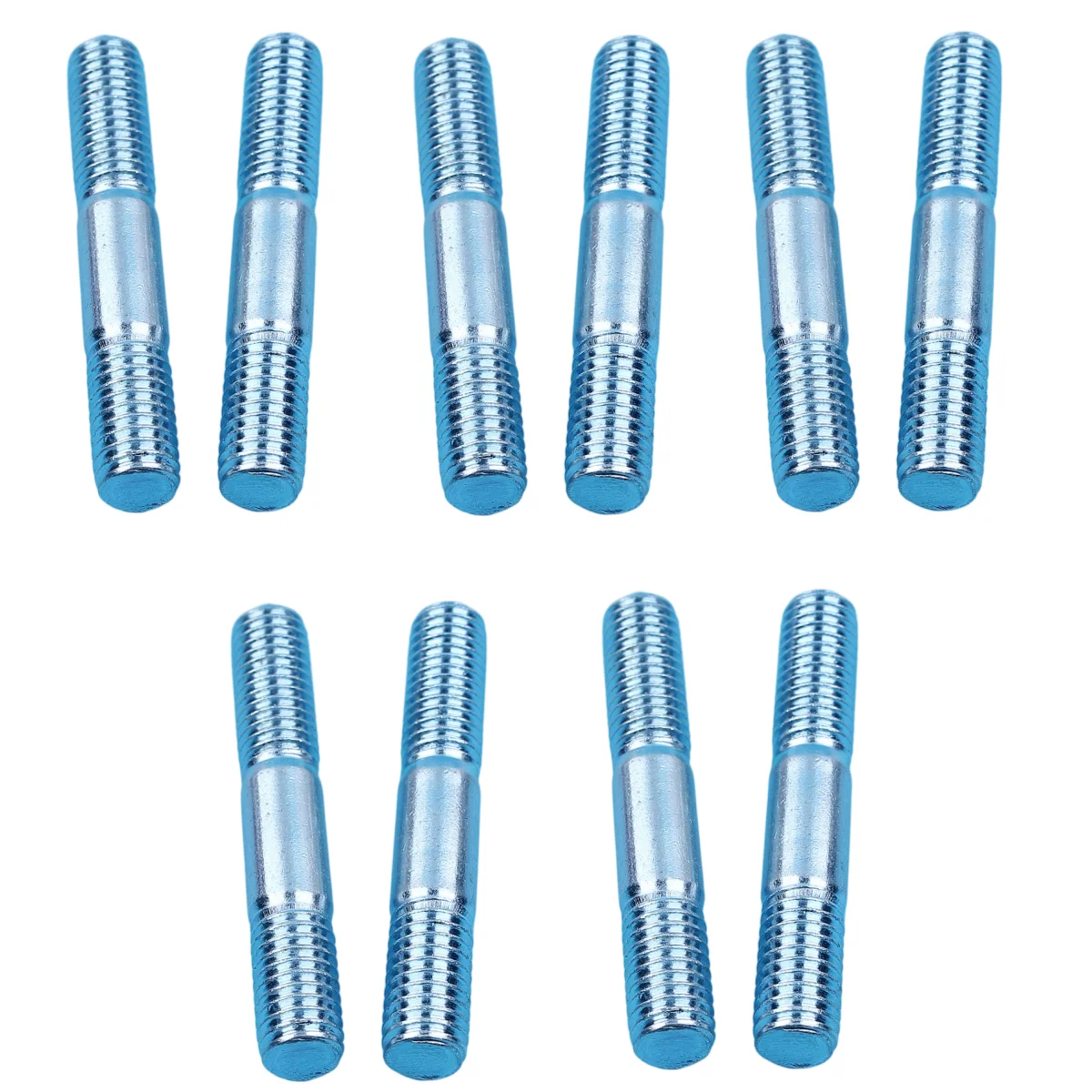 10pcs/lot Muffler Exhaust Bolt Studs For Honda GX240 GX270 GX340 GX390 11HP 13HP GX 340 390 240 270 Engines Motor