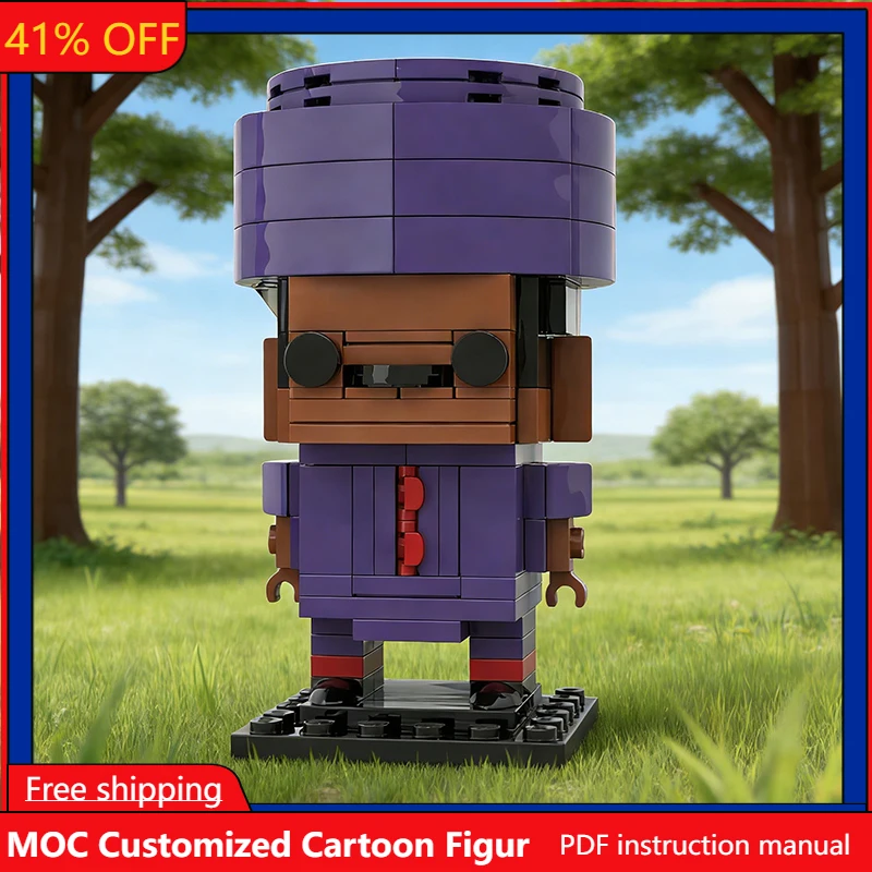 160 Pièces Figurines de Dessins Animés Thème Zéro MOC Blocs de Construction Modulaires Personnalisables Modèle Éducatif Populaire Jouet DIY Cadeaux de Fêtes