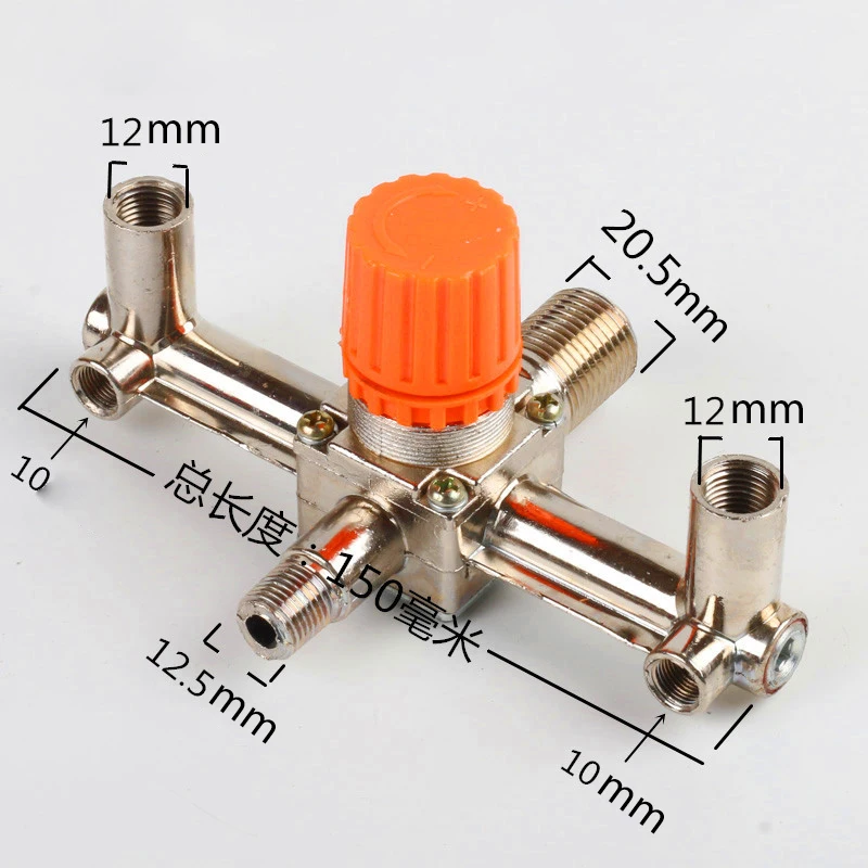 1set Air Pump Pressure Switch Yellow Knob Square Bracket Venting Valve/Relief Valve/Regulator Pressure Regulator Switch Bracket