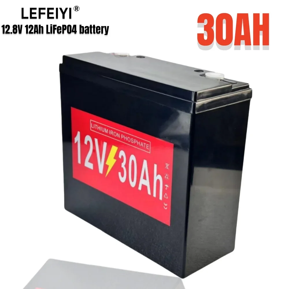 12V/12.8V 30Ah LiFePO4 Battery, Lithium Iron Phosphate Battery, Bicycle, Touring Car, Solar Energy, Wind Energy, Tax Exemption