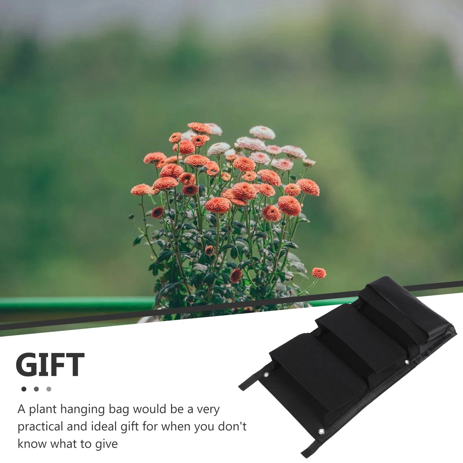 

Vertical Hanging Wall Planter Large-Capacity Thicken Felt Plant Growing Bag for Gardening Indoor Outdoor Wall Hanging Plant Bag