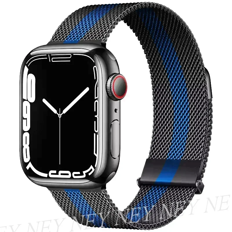 Milanese Loop für Apple Watch Band 44 mm 40 mm 45 mm 38/41 mm Armband Ultra 2 49 mm Metallbänder iWatch Serie 9 8 7 6 SE 5 4 10 42/46 mm