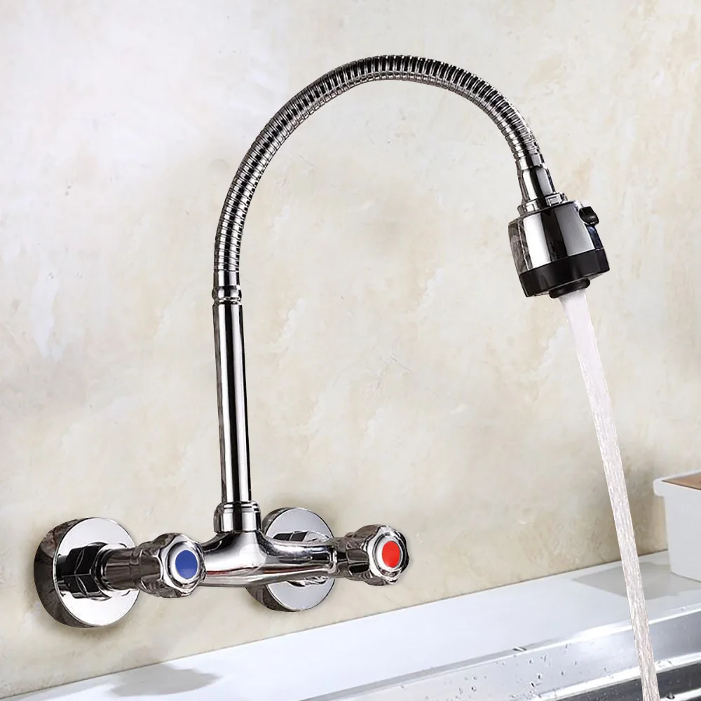 Handle Tap 360° Rotating Kitchen Swivel High Quality Brass Body - Chrome Plated - Swivel Spout / High Pressure Tap / Kitchen Tap