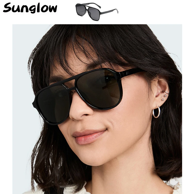 

Sun Glasses For Women 2024 Fashion Candy Color Colored Lenses Designer Vintage Sunlasses Frame Big Frame Outdoor Driving Shade