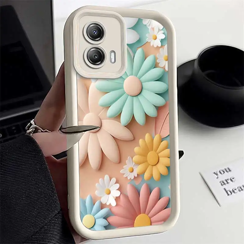 G53 Playful Garden Sky Eye Ladder Phone Case For Motorola Moto G53 Cover