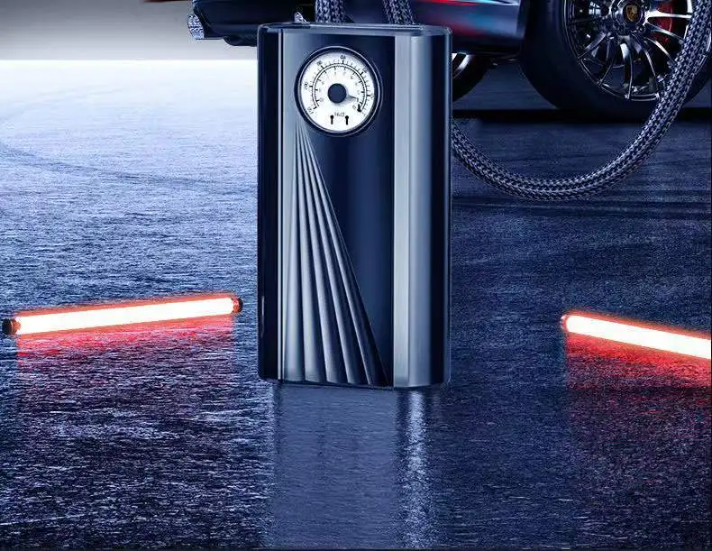 ポータブルカーエアコンプレッサー電動ワイヤレス車両エアポンプ便利なユニバーサル多機能タイヤインフレーター
