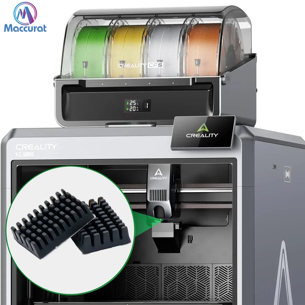 Creality Official K2 Series Silicone Socks K2/ K2 Pro/K2 Plus Hotend Silicone Nozzle Wiper Kit Heating Block Insulation Cover