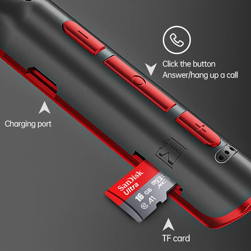 Neckband fones de ouvido sem fio bluetooth fone de ouvido com microfone auriculares esporte fone de ouvido sem fio cartão sd