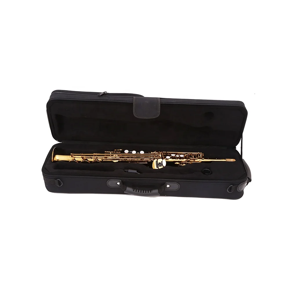 Professional Champagne Soprano Saxophone JYSS111CP BB Tone Foldable Adjustable Woodwind Instrument For Professional Use