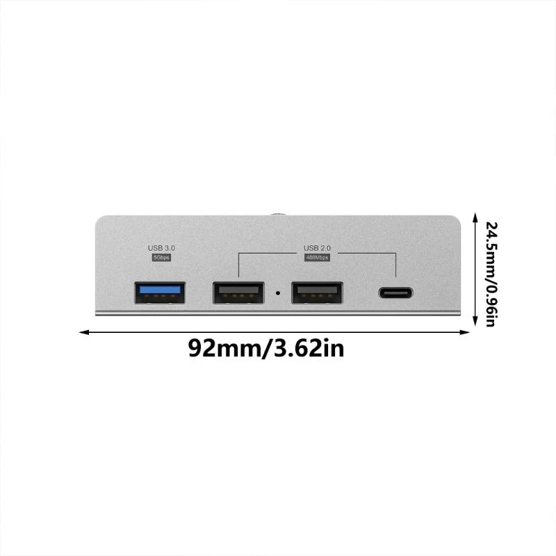 

USB -адаптер Хаб с USB3.0 USB2.0 Type C Port Fastener Type 10 Гбит / с док -станции USB
