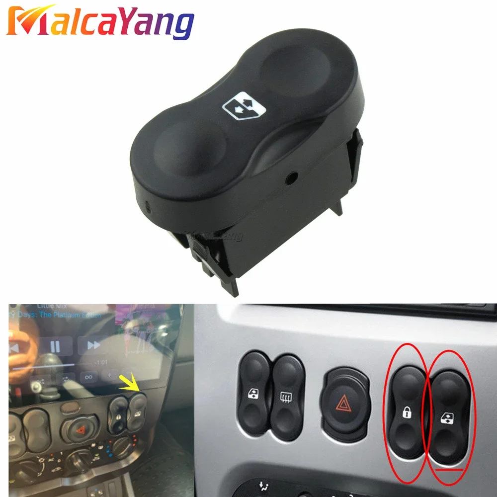 High Quality Power Window Switch Control Button Car Accessories 8200602227 8200325065 For Renault Dacia Logan MCV 2009 2010 2011