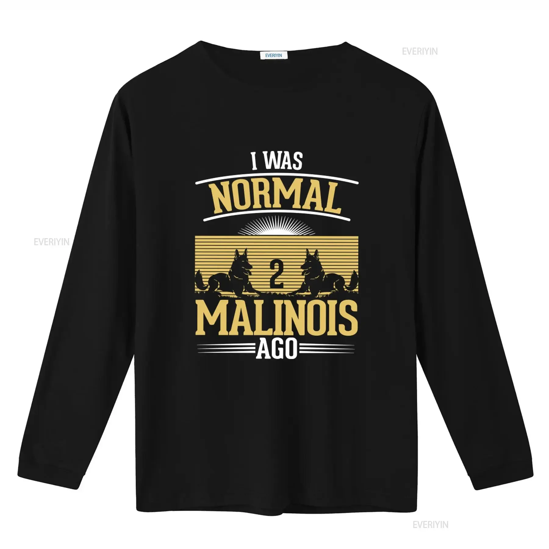 I Was Normal 2 Malinois Ago Vintage Style Belgian Dog Lover T Shirt Mom Mechelse Herder Dutch Shepherd vintage Washed view 2