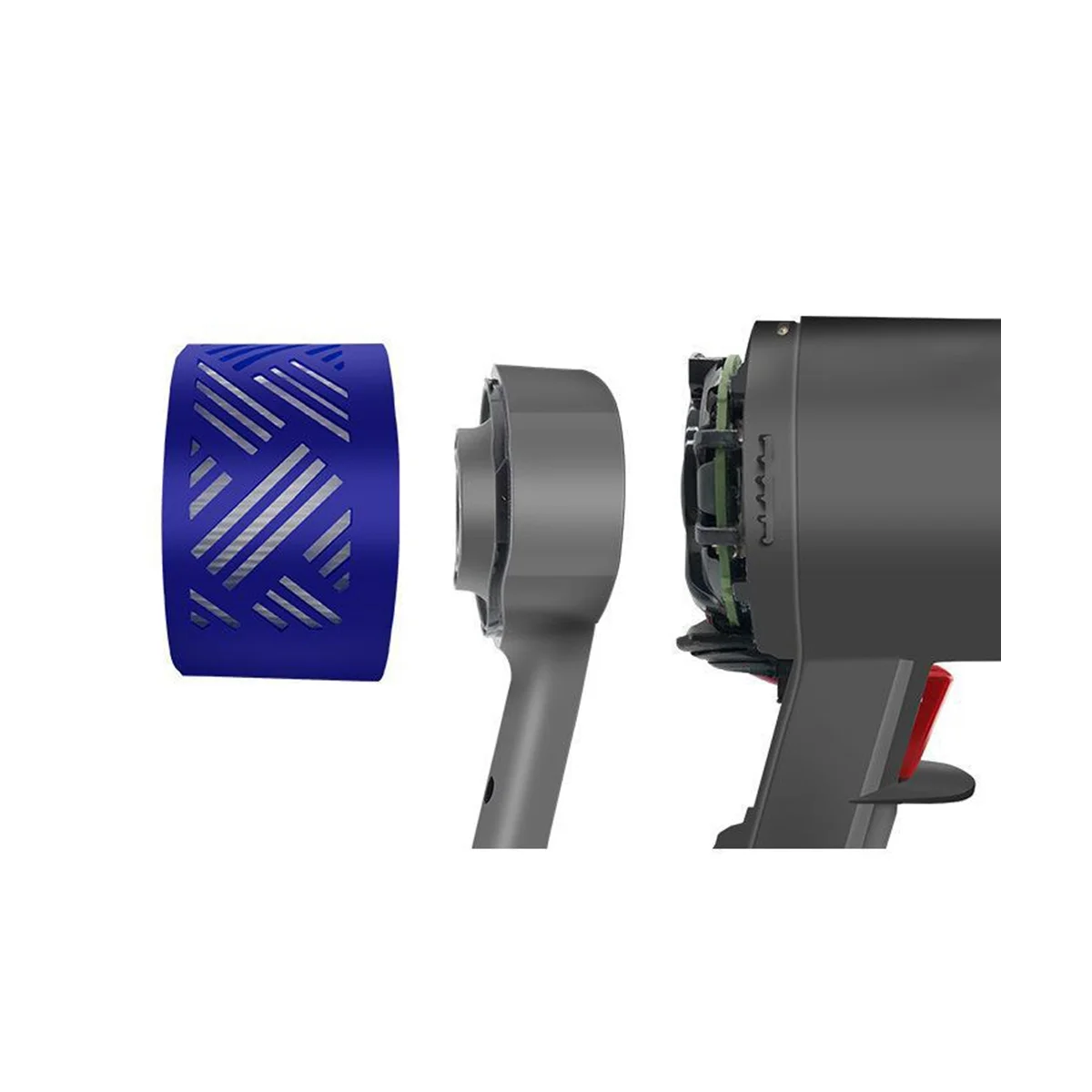 Задняя крышка двигателя + фильтр HEPA Pre & Post для пылесоса Dyson V6 DC58 DC59 DC62 DC72 DC74, обновленные сменные детали