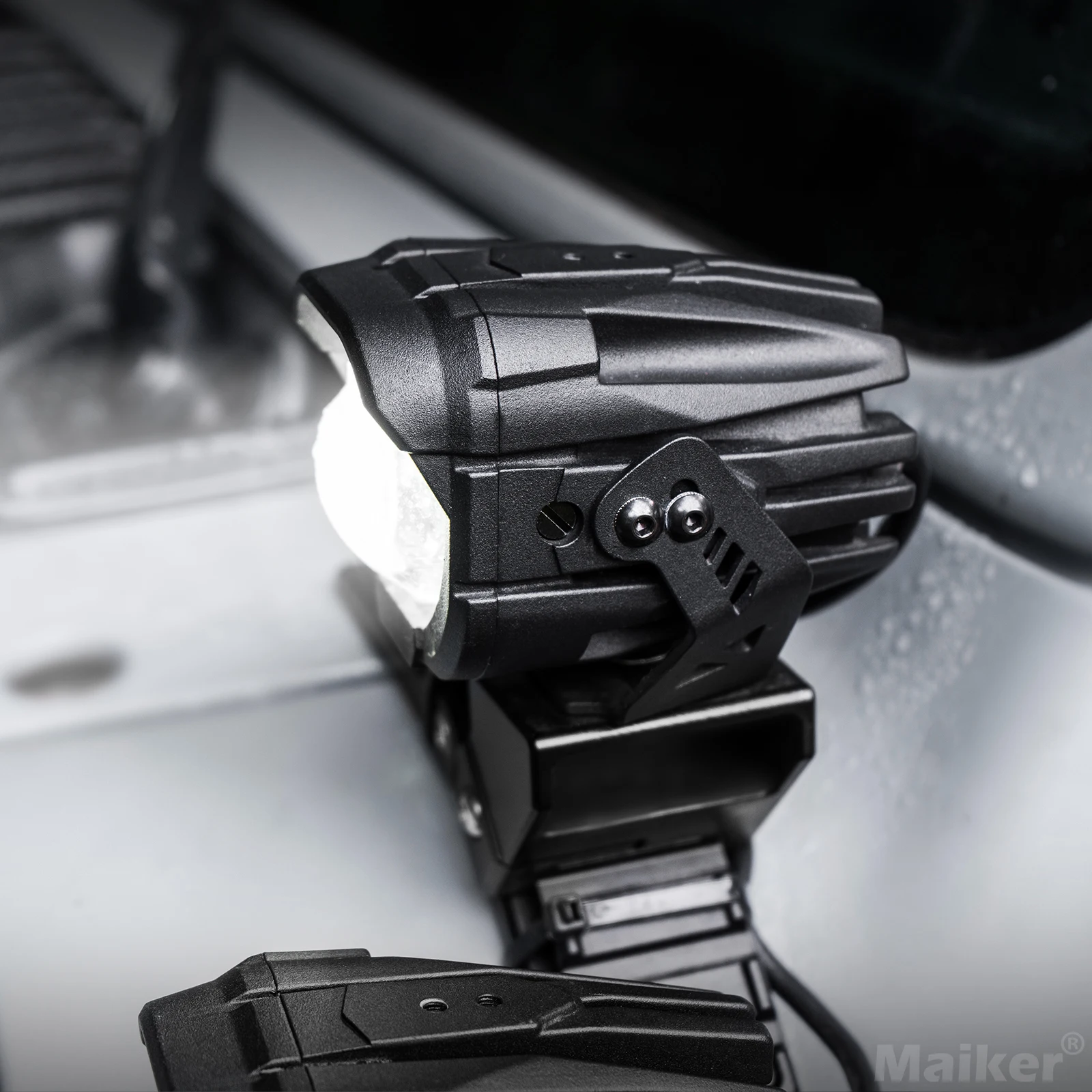 OMU 3'' A-pillar LED Light Low Beam 45W High Beam 64W With Wire Harness for Universal Model Spotlight Accessories view 3