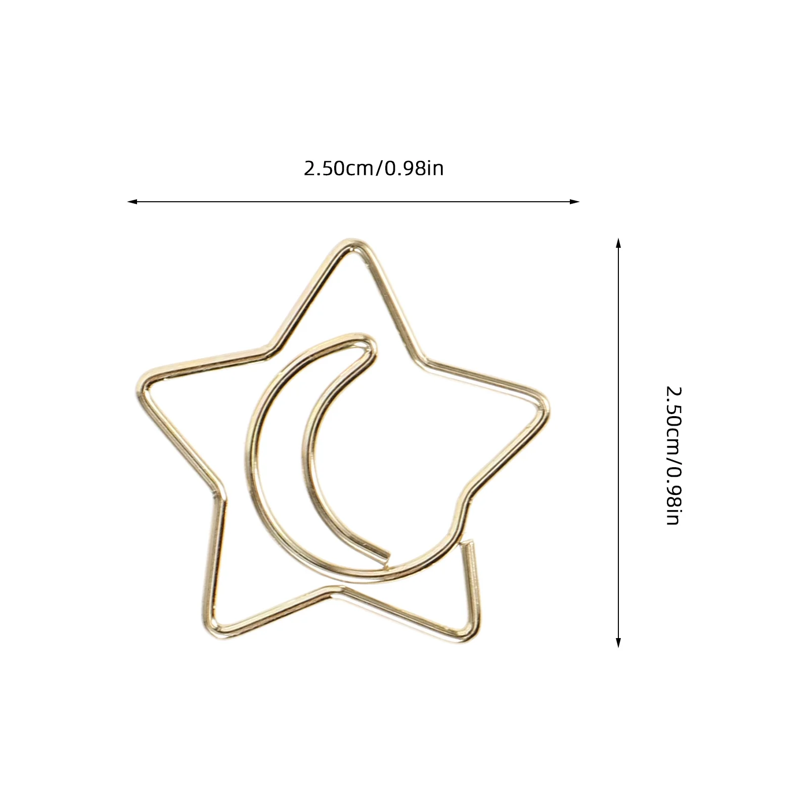 60 قطعة دبابيس ورق على شكل نجمة لطيف الزخرفية دبوس ورق صغير كليب للمستندات المكتبية صور بطاقات الإشارات المرجعية ذاتية الصنع